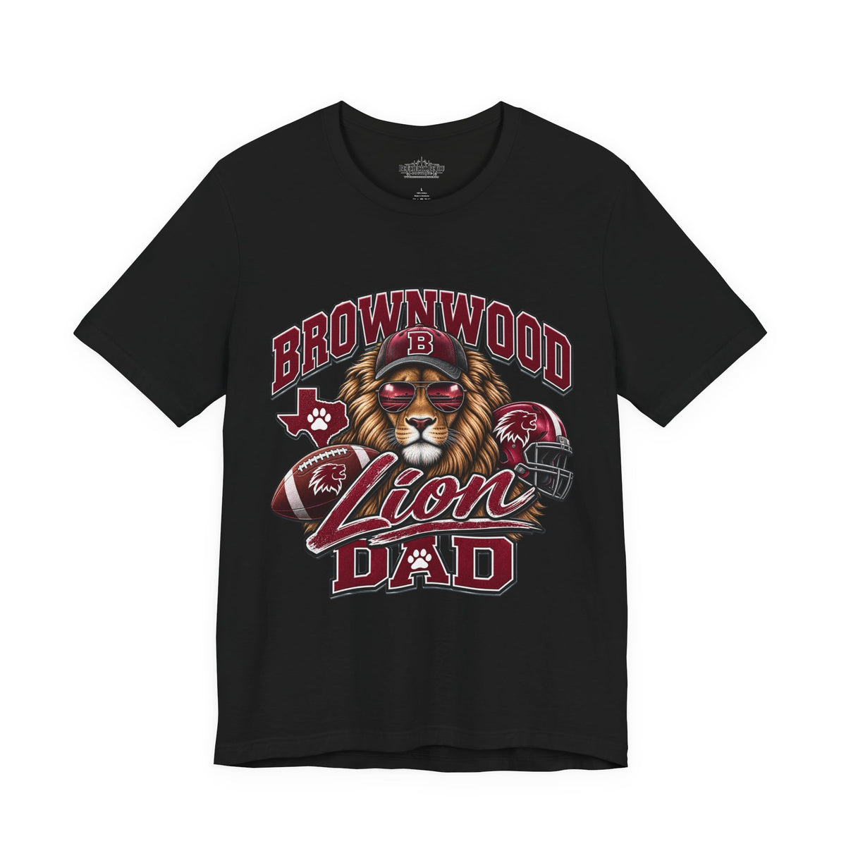 Brownwood Lion Dad Graphic T-Shirt
