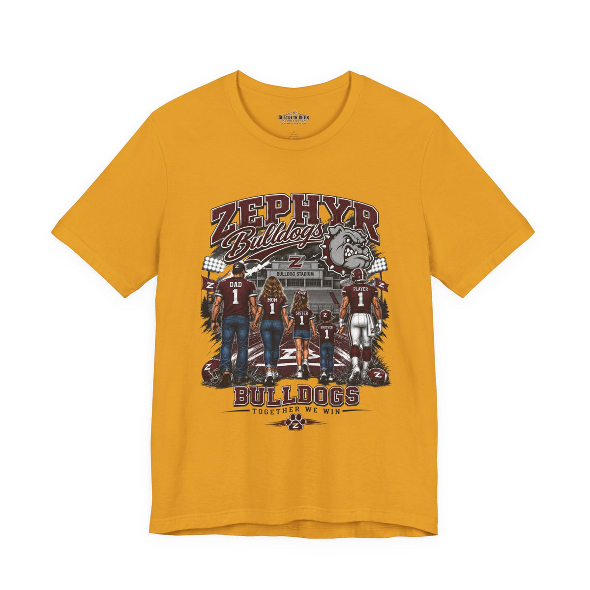 Zephyr Bulldogs Together We Rise Graphic T-Shirt