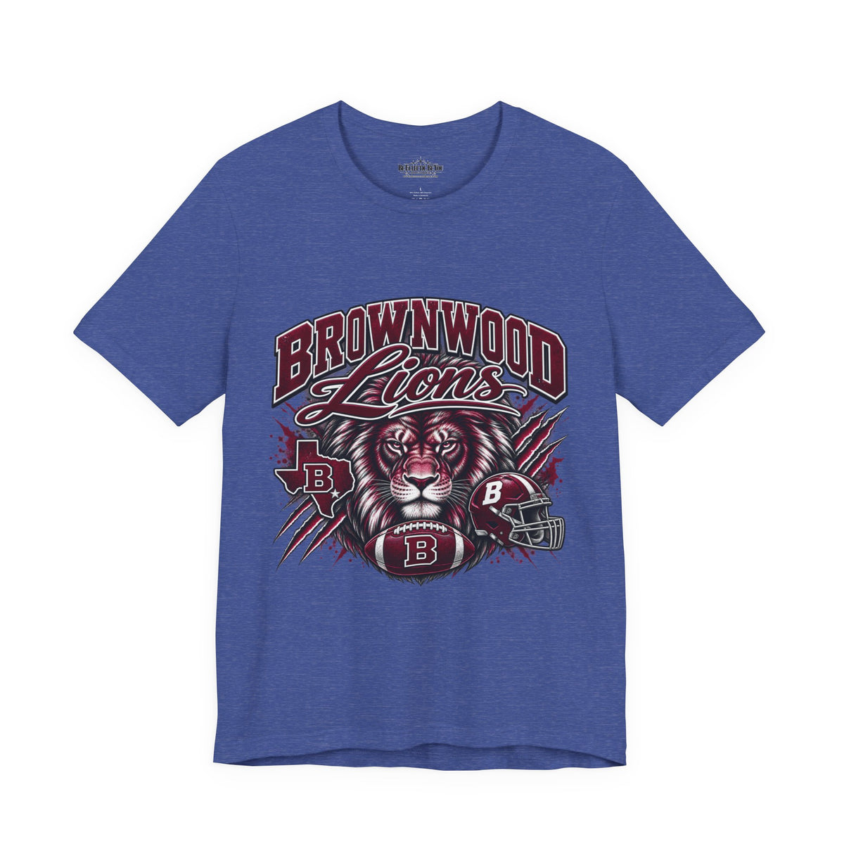 Brownwood Lions Mascot Jersey T-Shirt