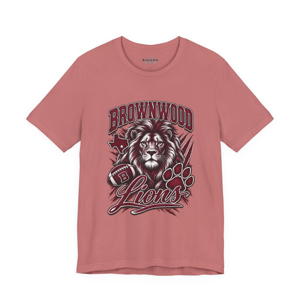 Brownwood Lions Vintage Lion Graphic T-Shirt