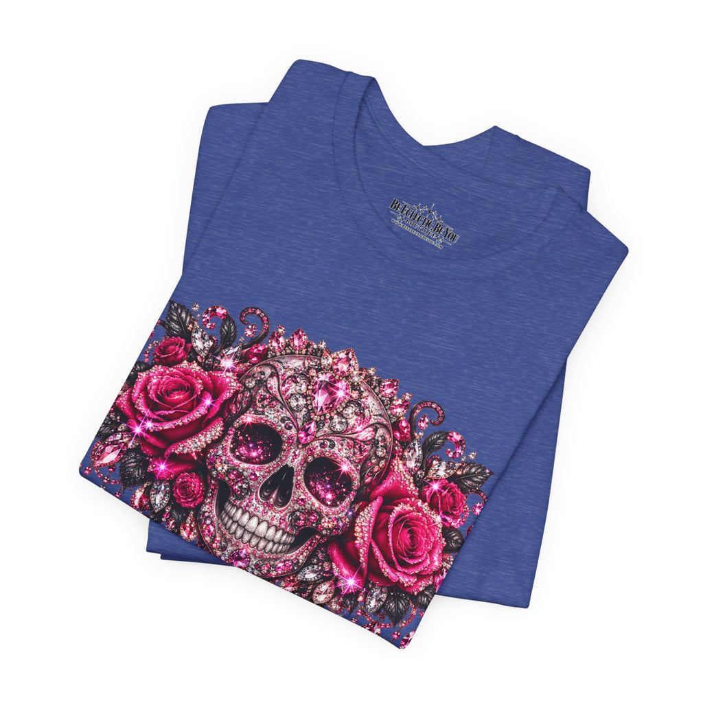 Sugar Skull Roses Gothic T-Shirt