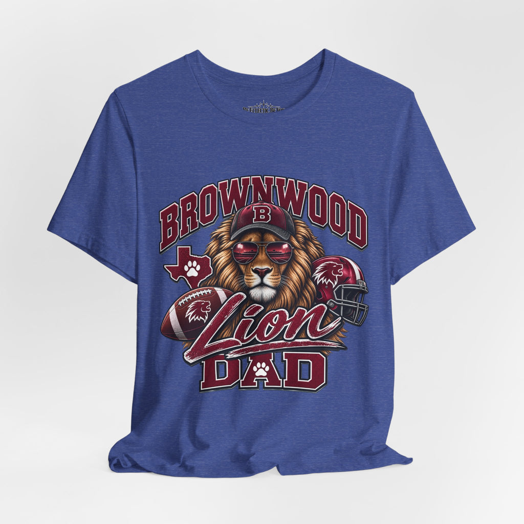 Brownwood Lion Dad Graphic T-Shirt