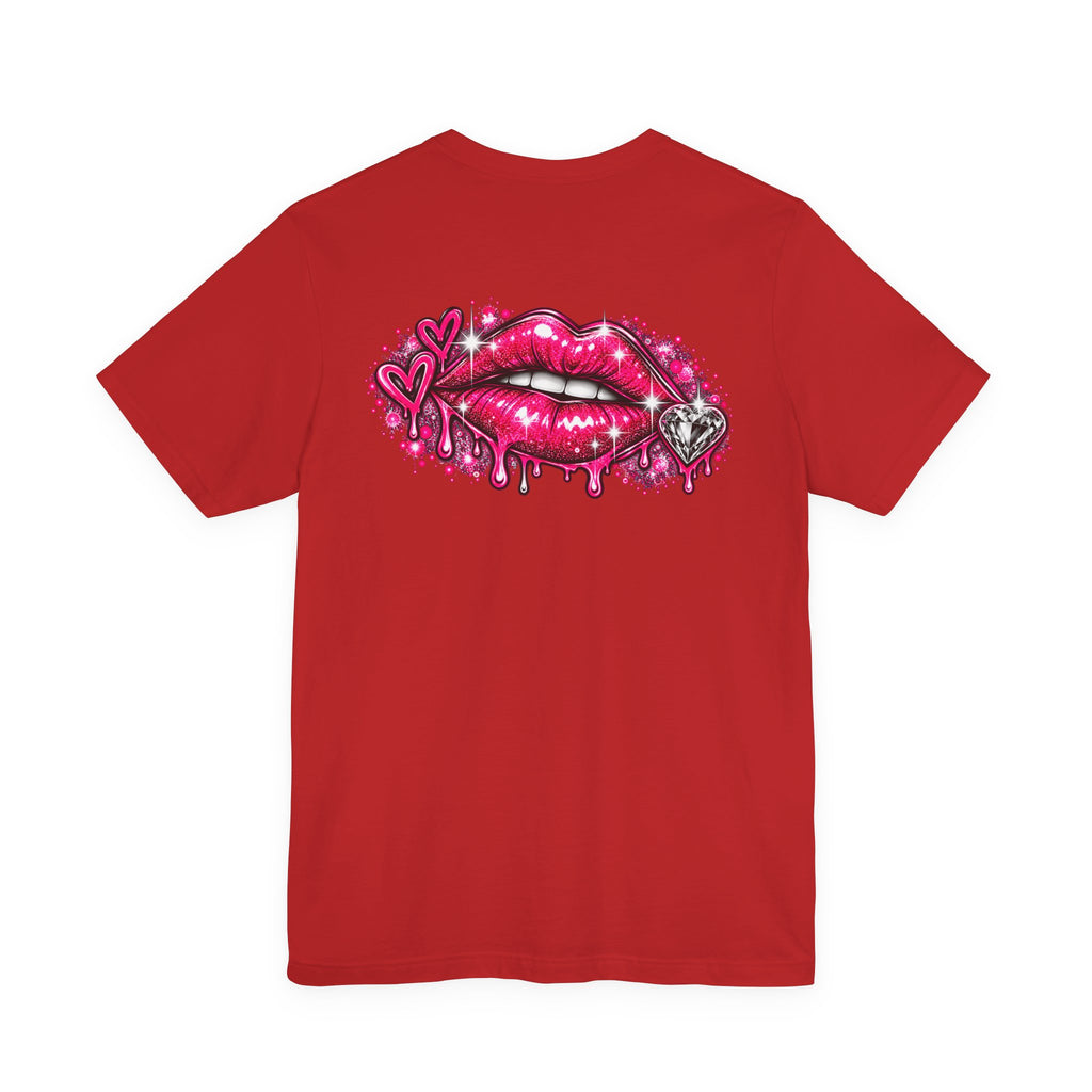 Sparkly Pink Lips Graphic Tee
