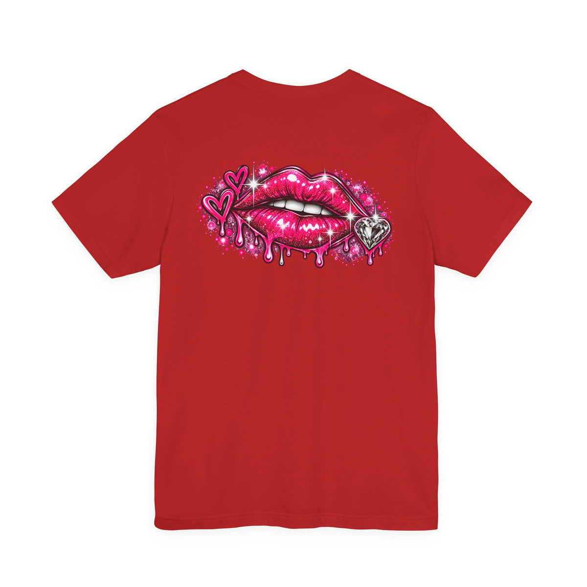 Sparkly Pink Lips Graphic Tee