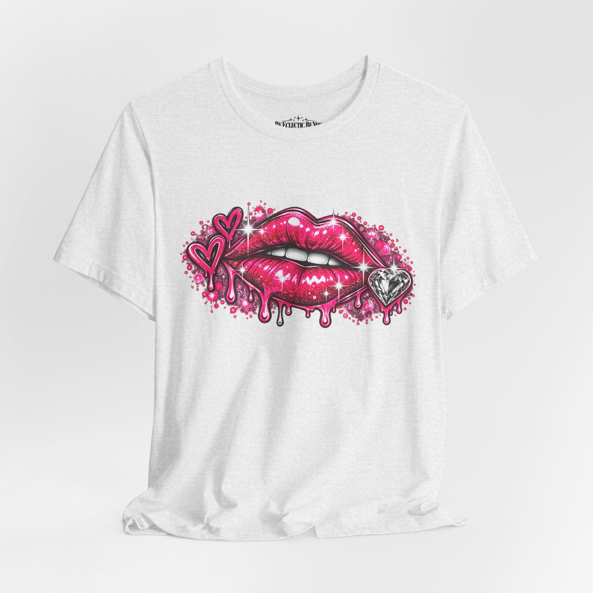 Sparkly Pink Lips Graphic Tee