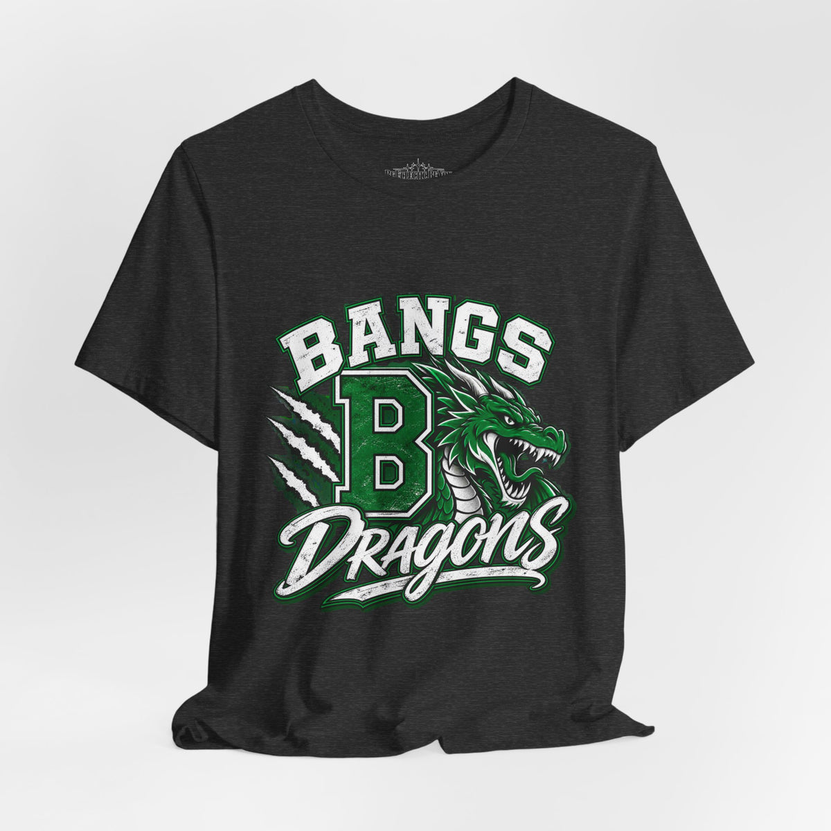 Bangs Dragons Vintage Mascot Graphic T-Shirt