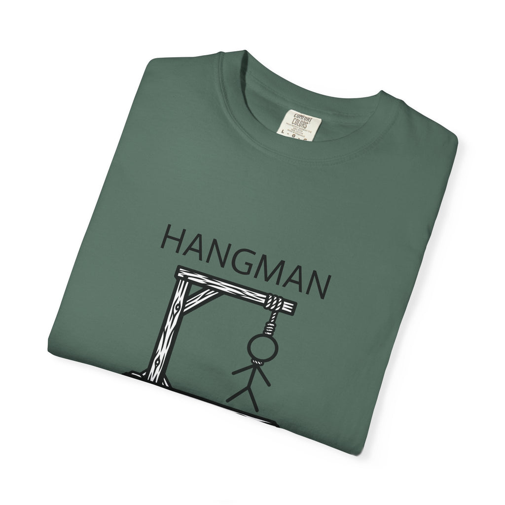 Hangman Game Unisex Garment-Dyed T-shirt