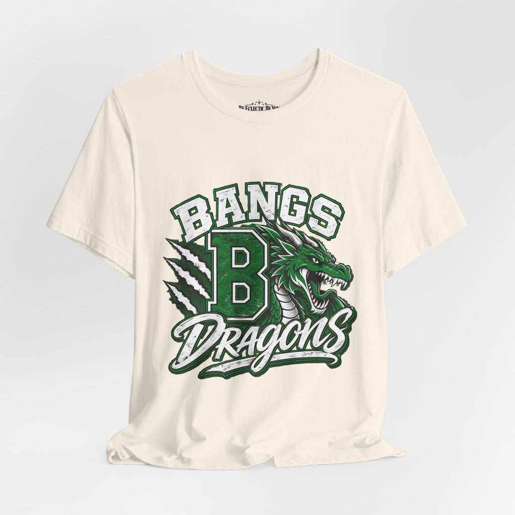 Bangs Dragons Vintage Mascot Graphic T-Shirt