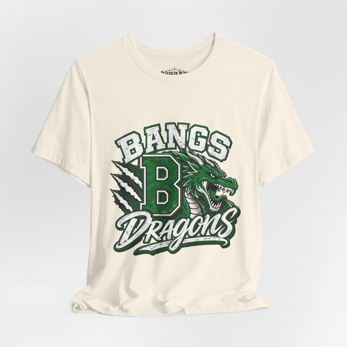 Bangs Dragons Vintage Mascot Graphic T-Shirt