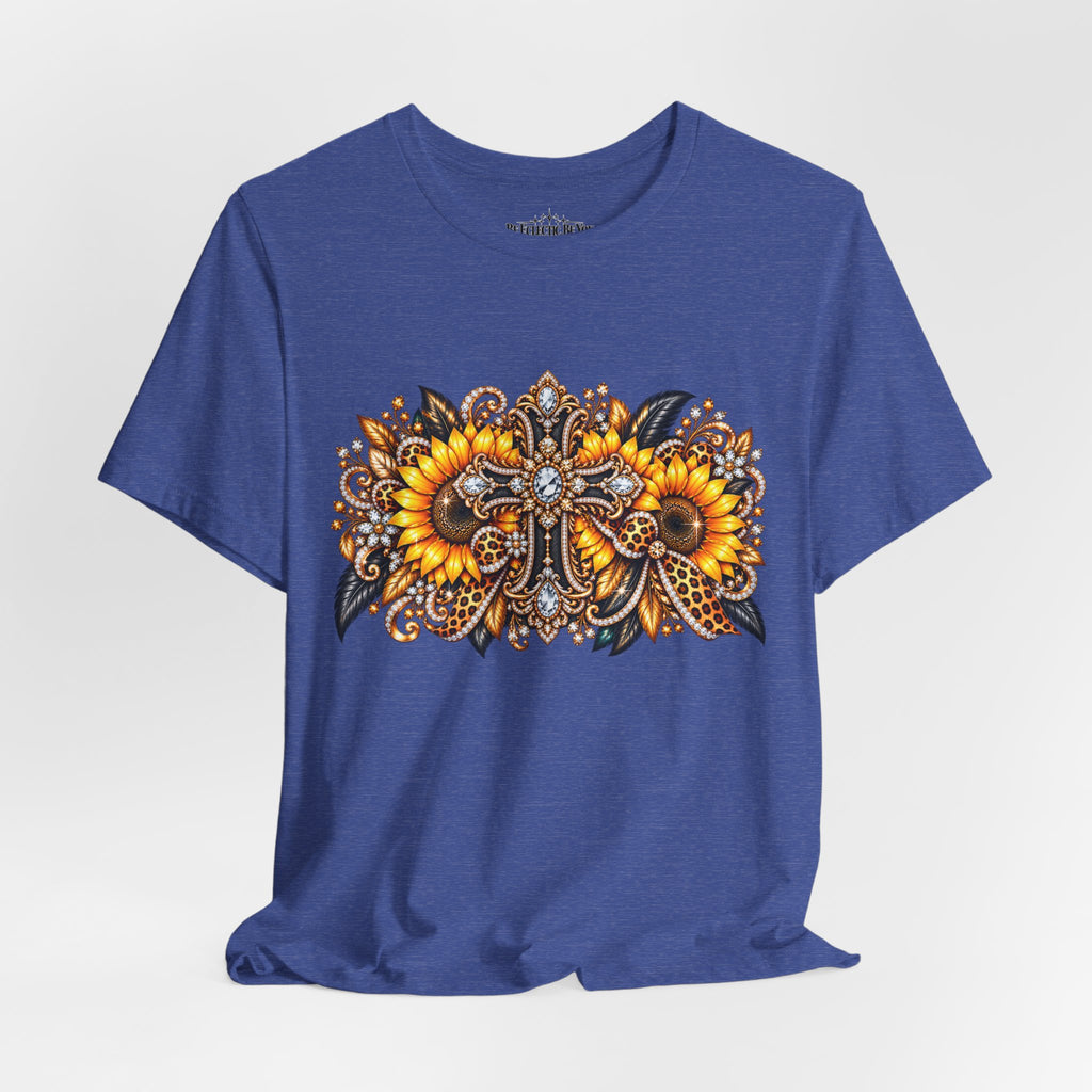 Ornate Sunflower Mandala Tee