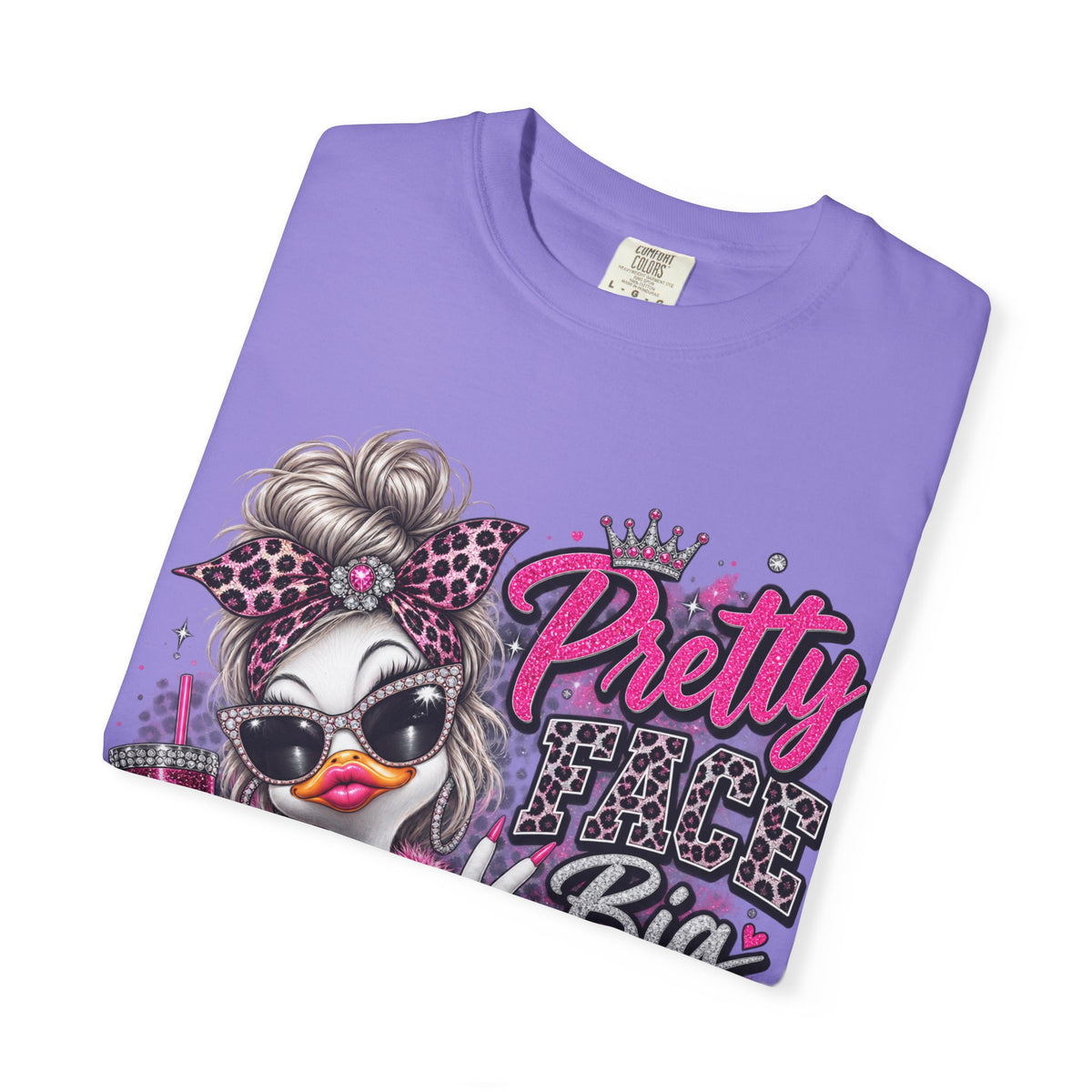 Pretty Big Attitude T‑Shirt — Cute Sassy Graphic Tee