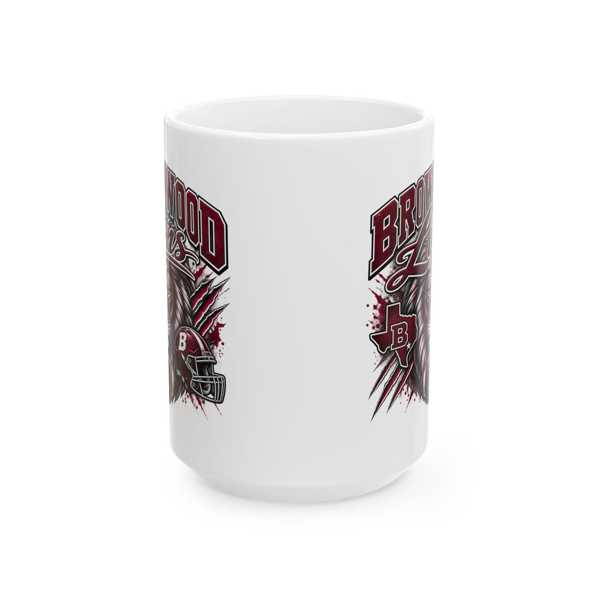 Brownwood Football Helmet Mug