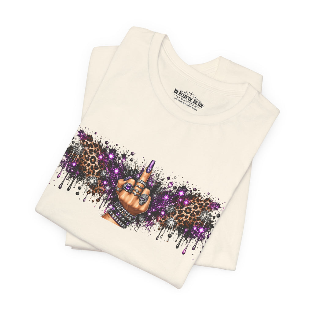 Rude Finger Graphic T-Shirt