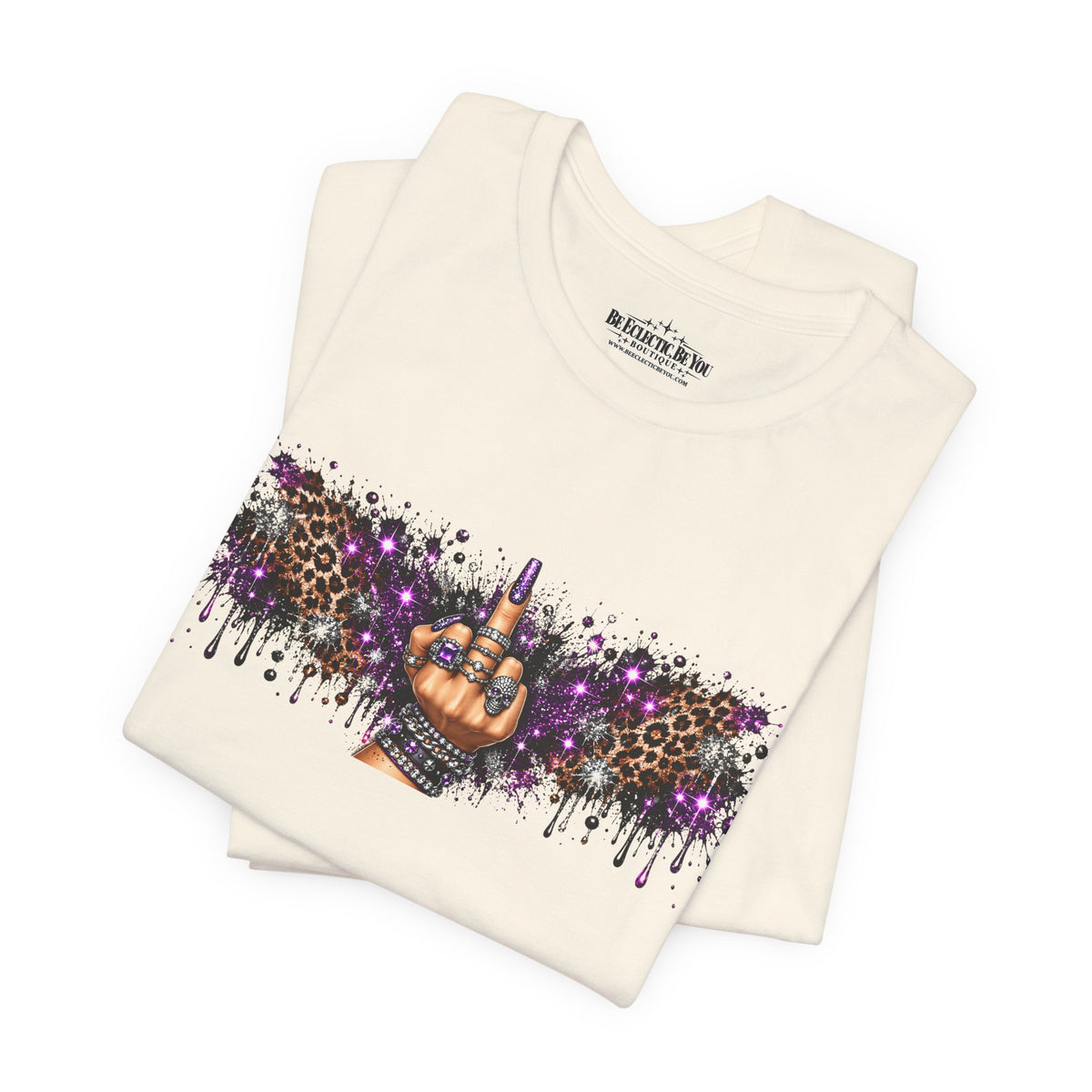 Rude Finger Graphic T-Shirt
