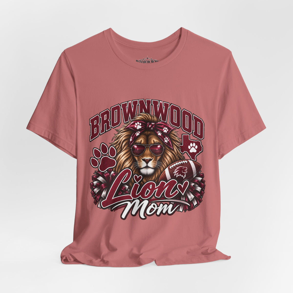Brownwood Lion Mom Graphic T-Shirt