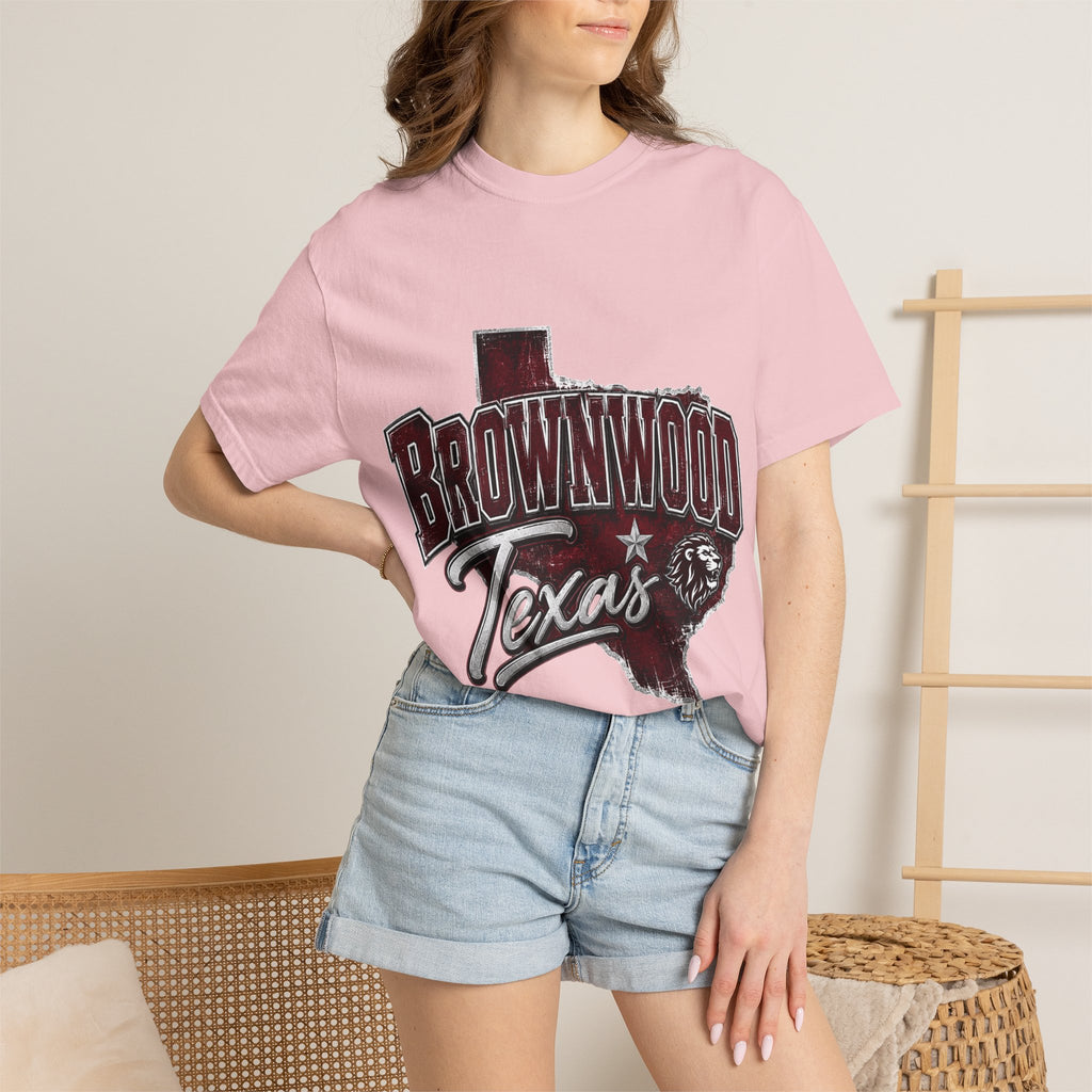 Brownwood Texas Unisex Garment-Dyed T-shirt
