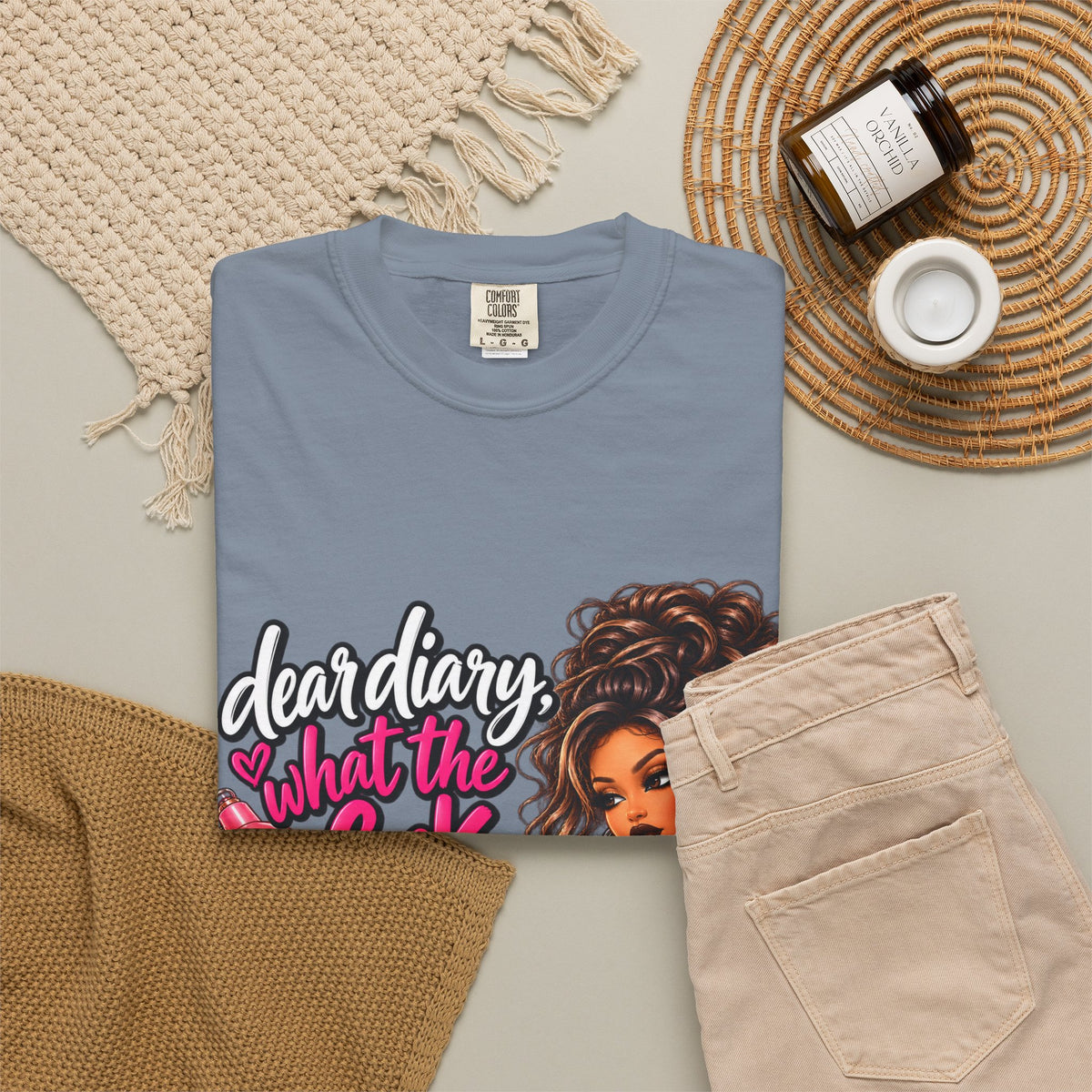 Diary Tee — “Dear Diary, What the F***” Graphic T-Shirt