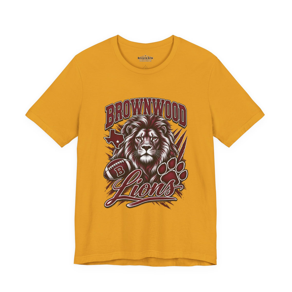 Brownwood Lions Vintage Lion Graphic T-Shirt