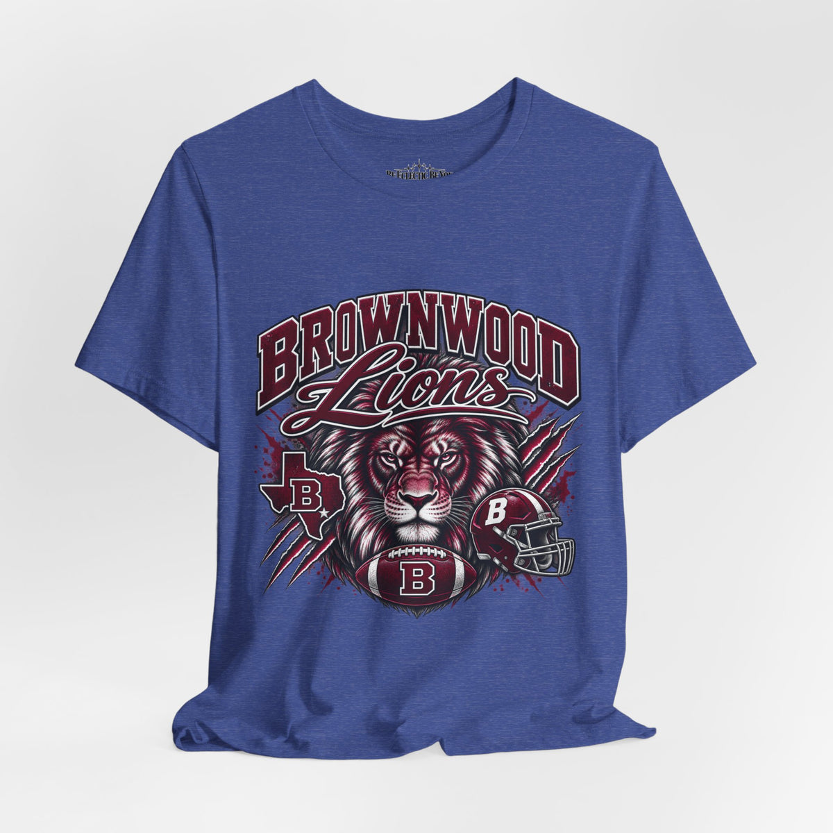 Brownwood Lions Mascot Jersey T-Shirt