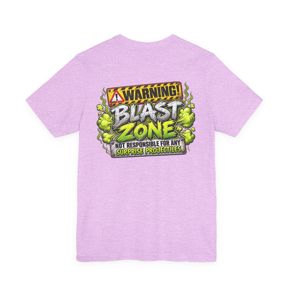 Blast Building Warning Zone Graphic Tee