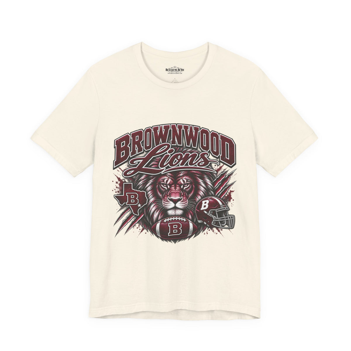 Brownwood Lions Mascot Jersey T-Shirt