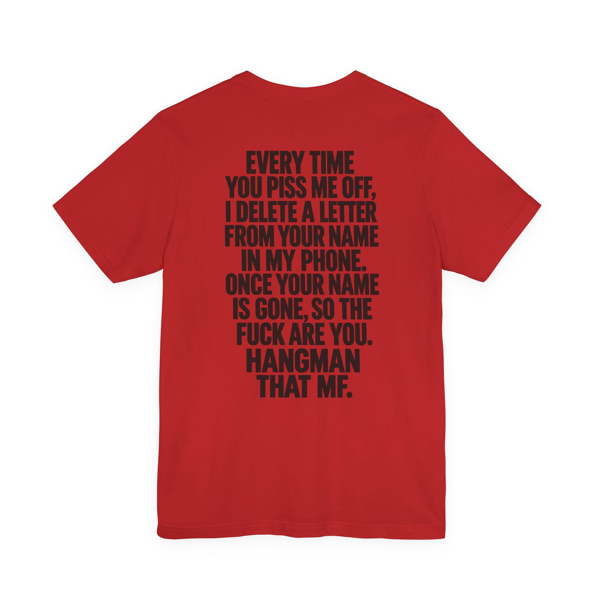 Hangman “F_C_ _FF” Graphic T-Shirt