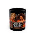 Black Mug - "Me and My Emergency Contact in the Same Emergency" Graphic Coffee Mug