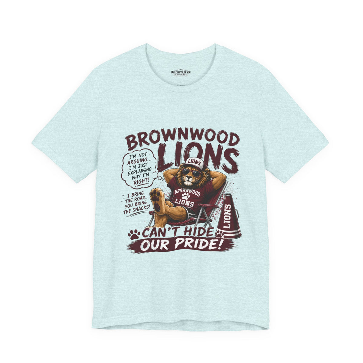 Brownwood Lions Can’t Hide Our Pride Graphic T-Shirt