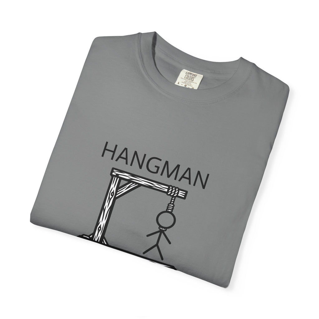 Hangman Game Unisex Garment-Dyed T-shirt