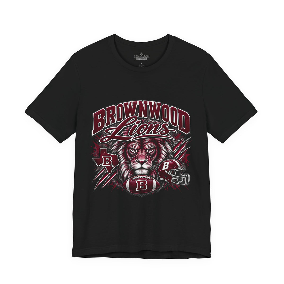 Brownwood Lions Mascot Jersey T-Shirt