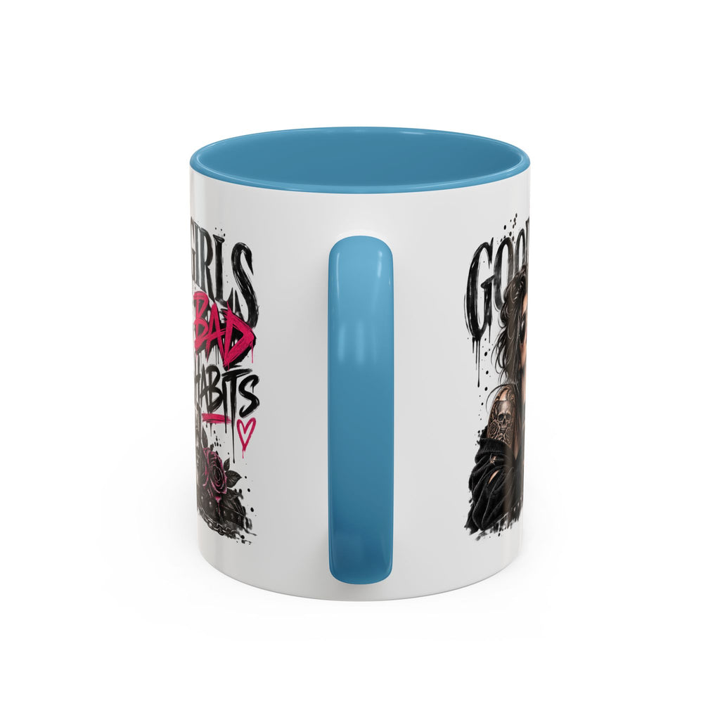 Good Girls Bad Habits Skull & Crown Mug