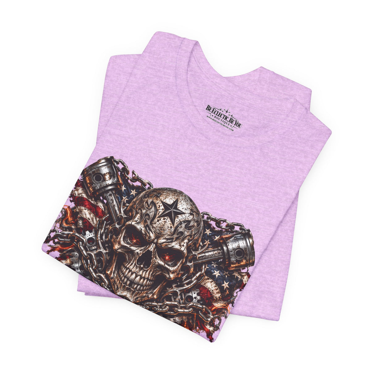 Skull and Chains Gothic Metal T-Shirt