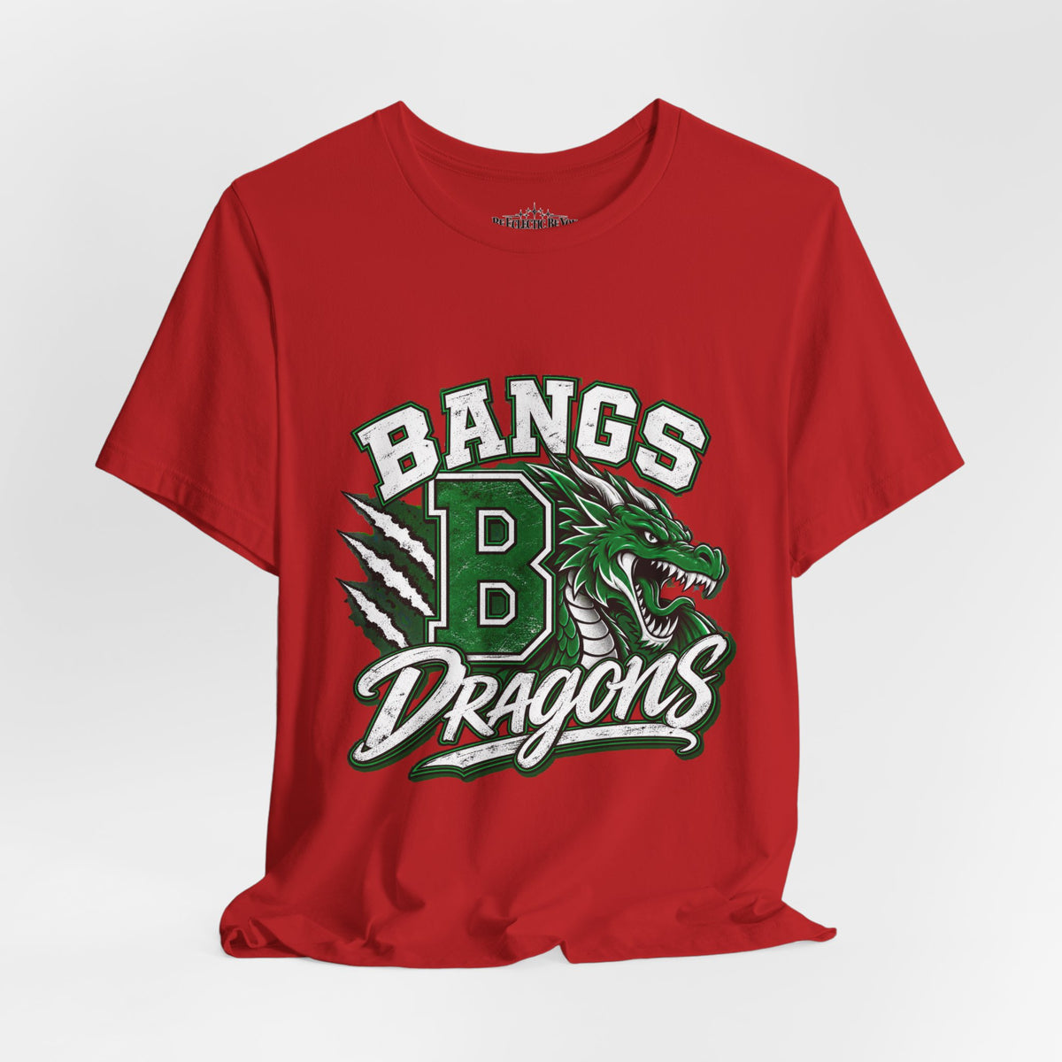 Bangs Dragons Vintage Mascot Graphic T-Shirt