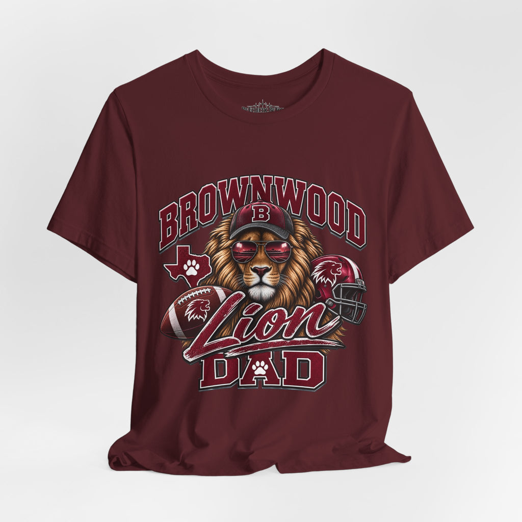 Brownwood Lion Dad Graphic T-Shirt