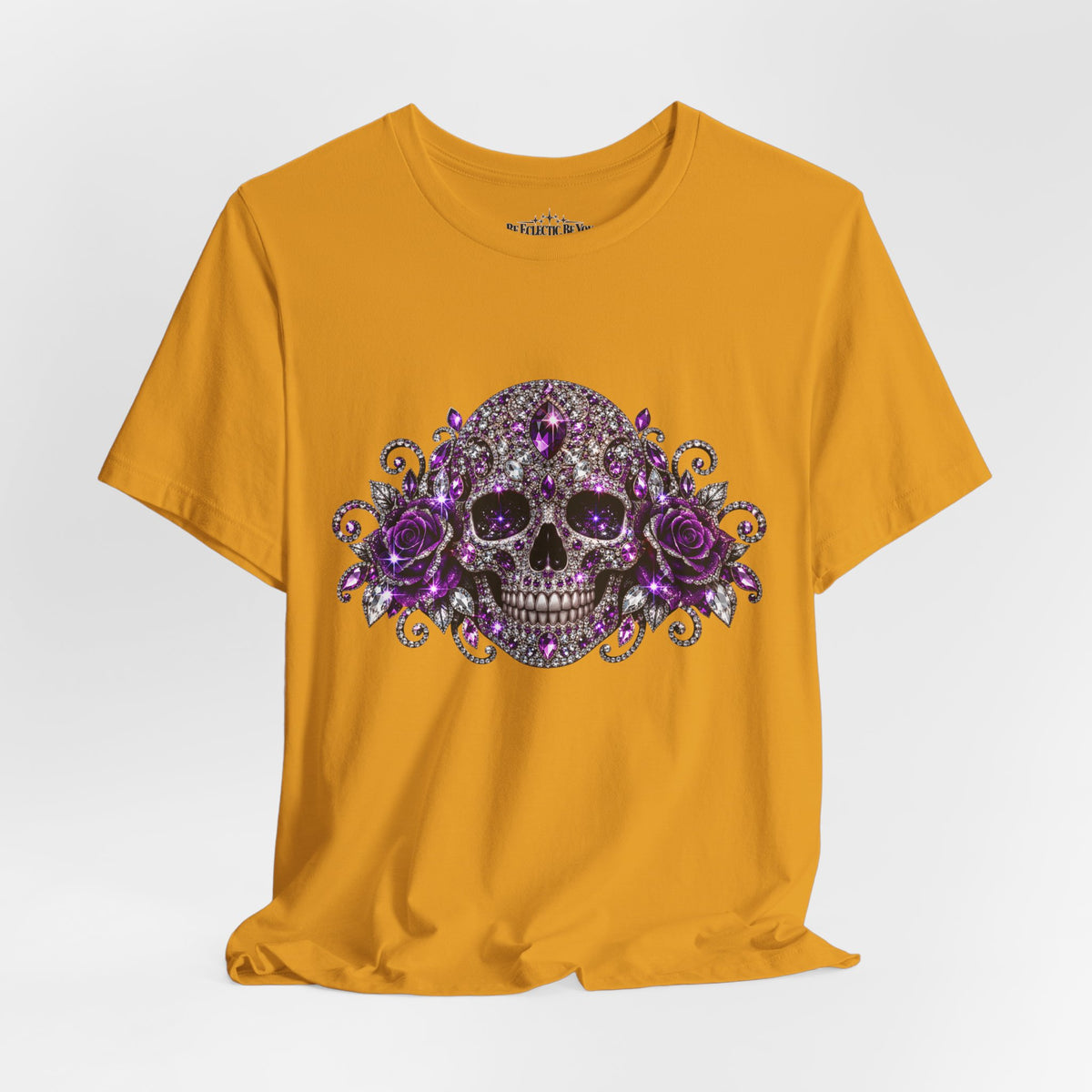 Gothic Purple Skull Tee
