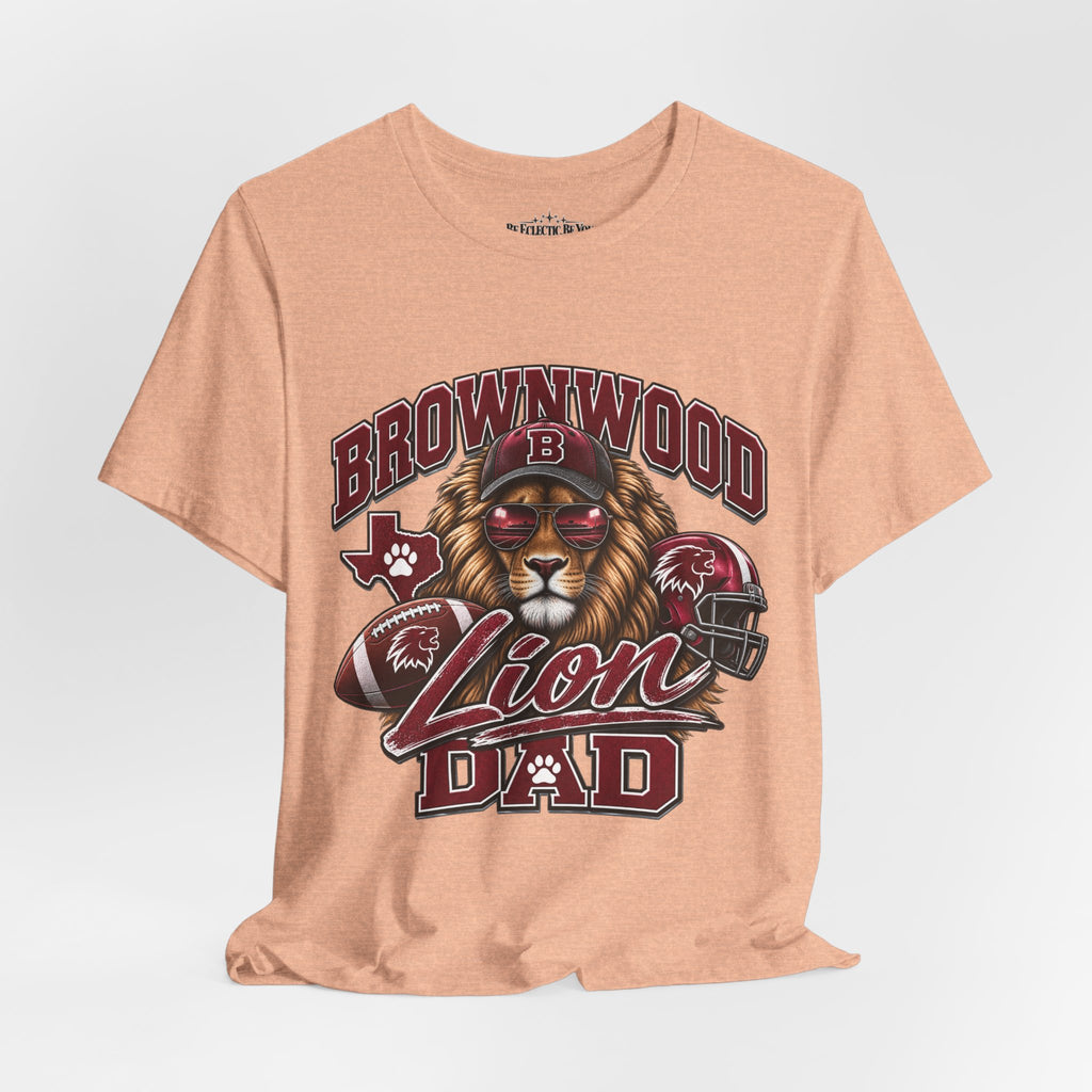 Brownwood Lion Dad Graphic T-Shirt