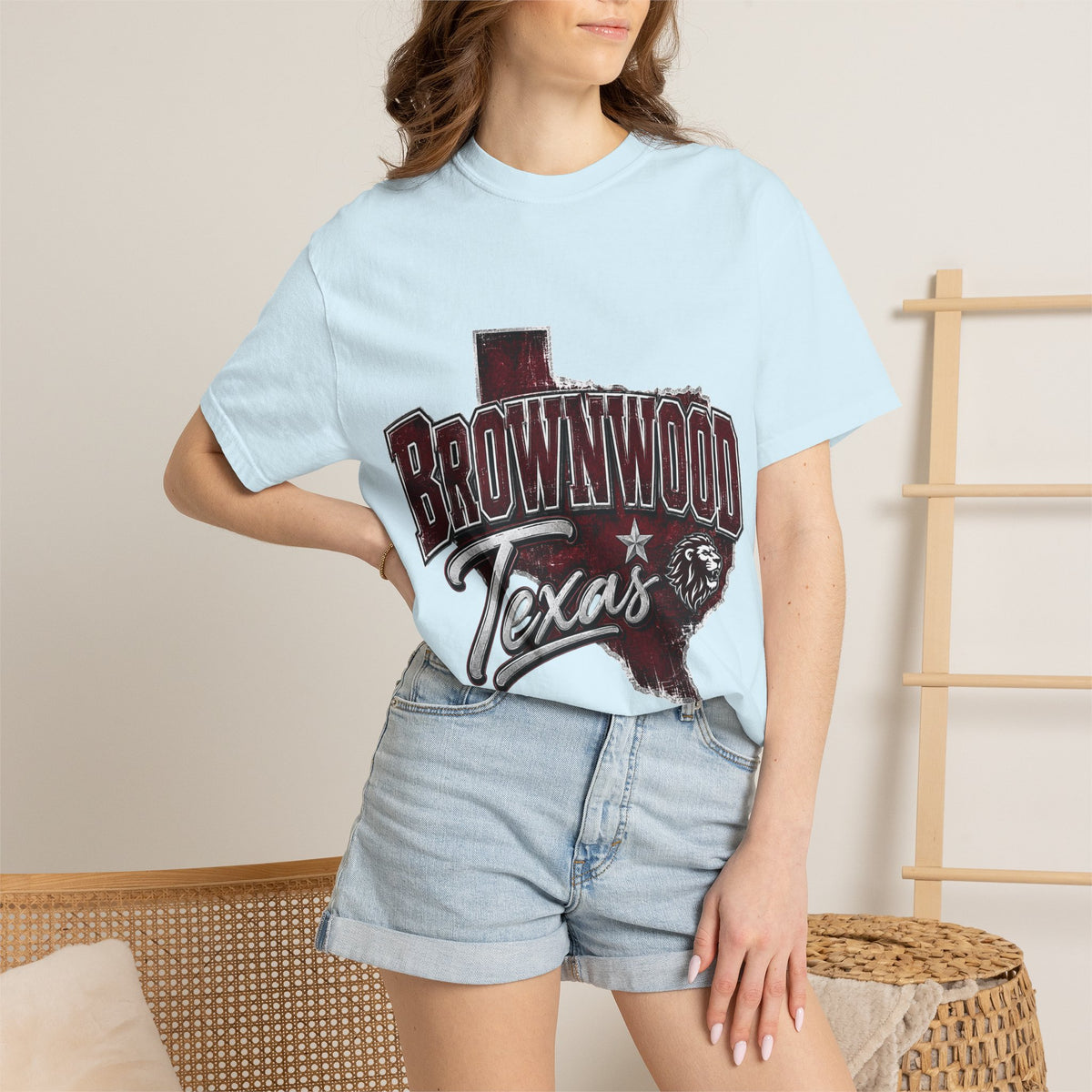 Brownwood Texas Unisex Garment-Dyed T-shirt