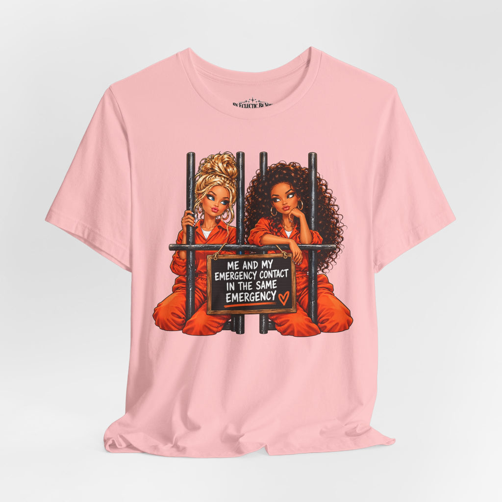 Emergency Contact Friendship Graphic Tee