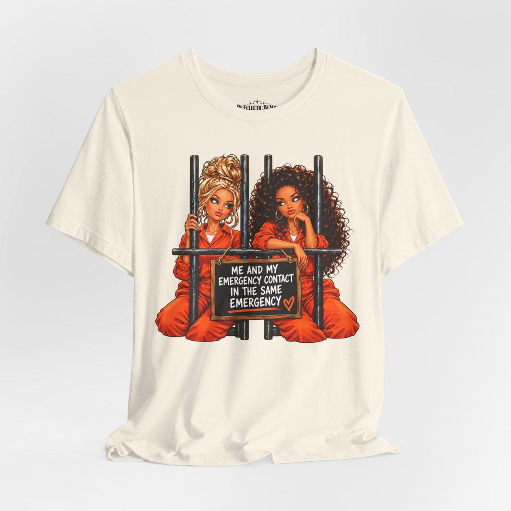 Emergency Contact Friendship Graphic Tee