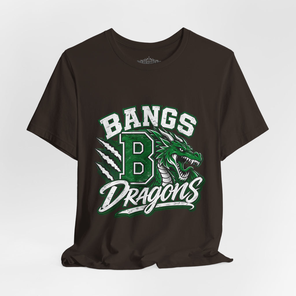 Bangs Dragons Vintage Mascot Graphic T-Shirt