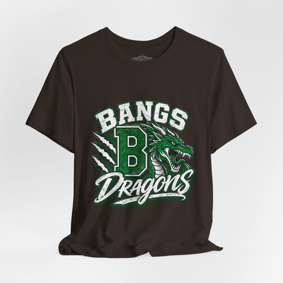 Bangs Dragons Vintage Mascot Graphic T-Shirt