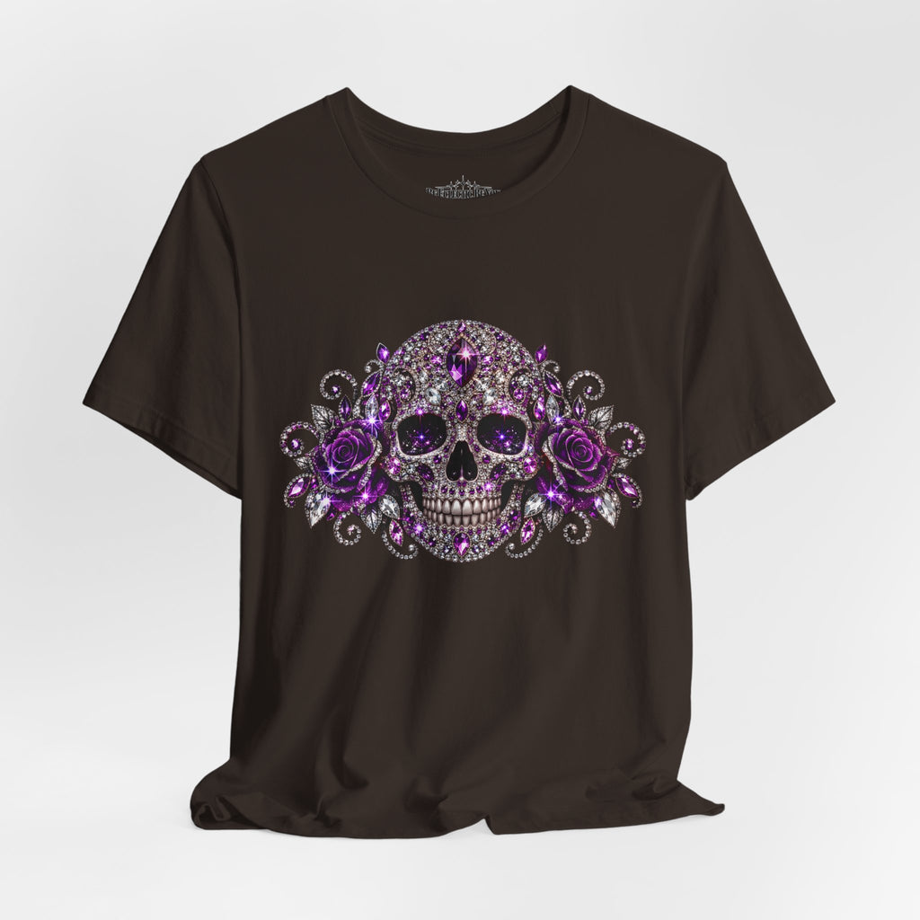 Gothic Purple Skull Tee