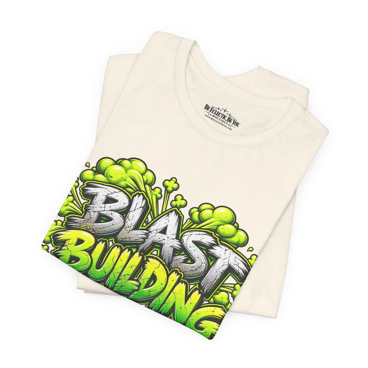 Blast Building Warning Blast Zone Graphic T-Shirt