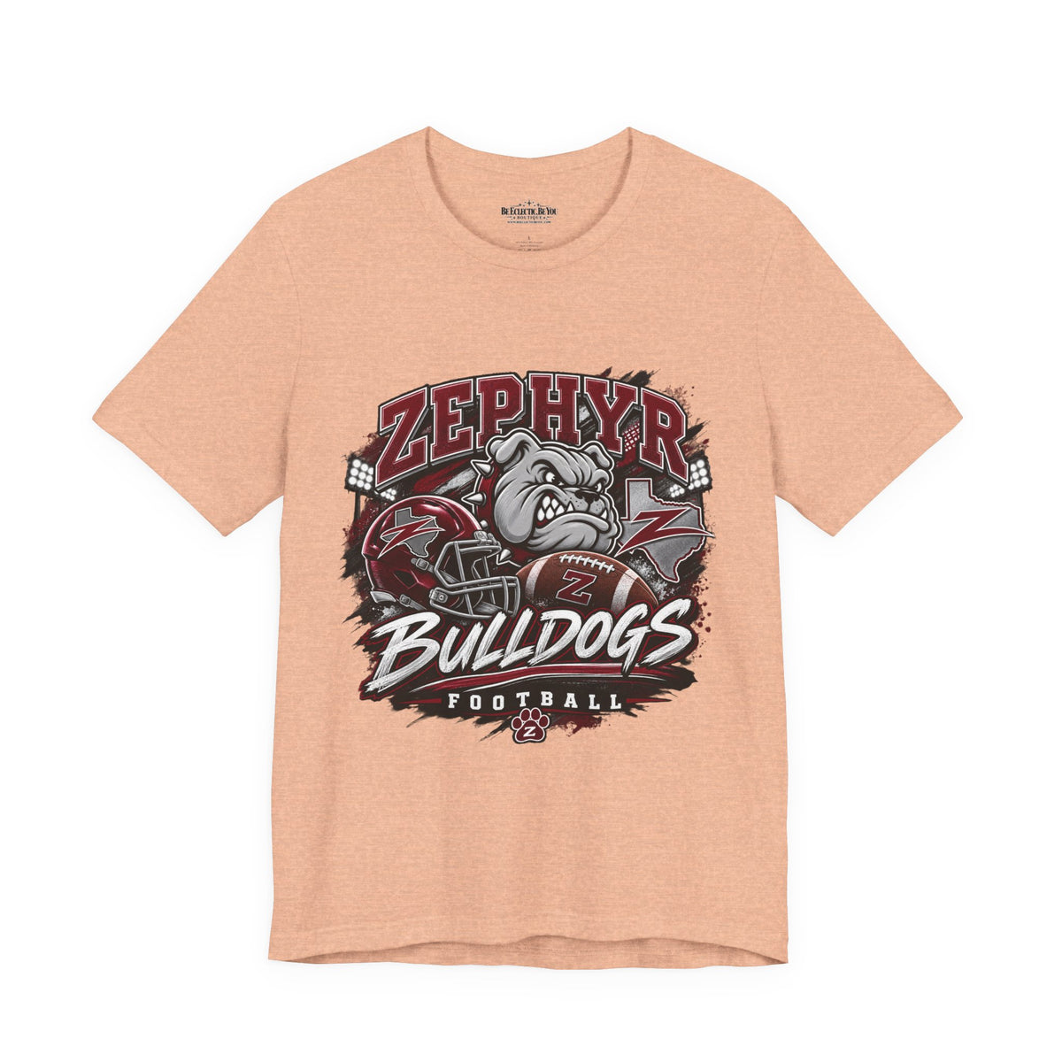 Zephyr Bulldogs Football Graphic Tee