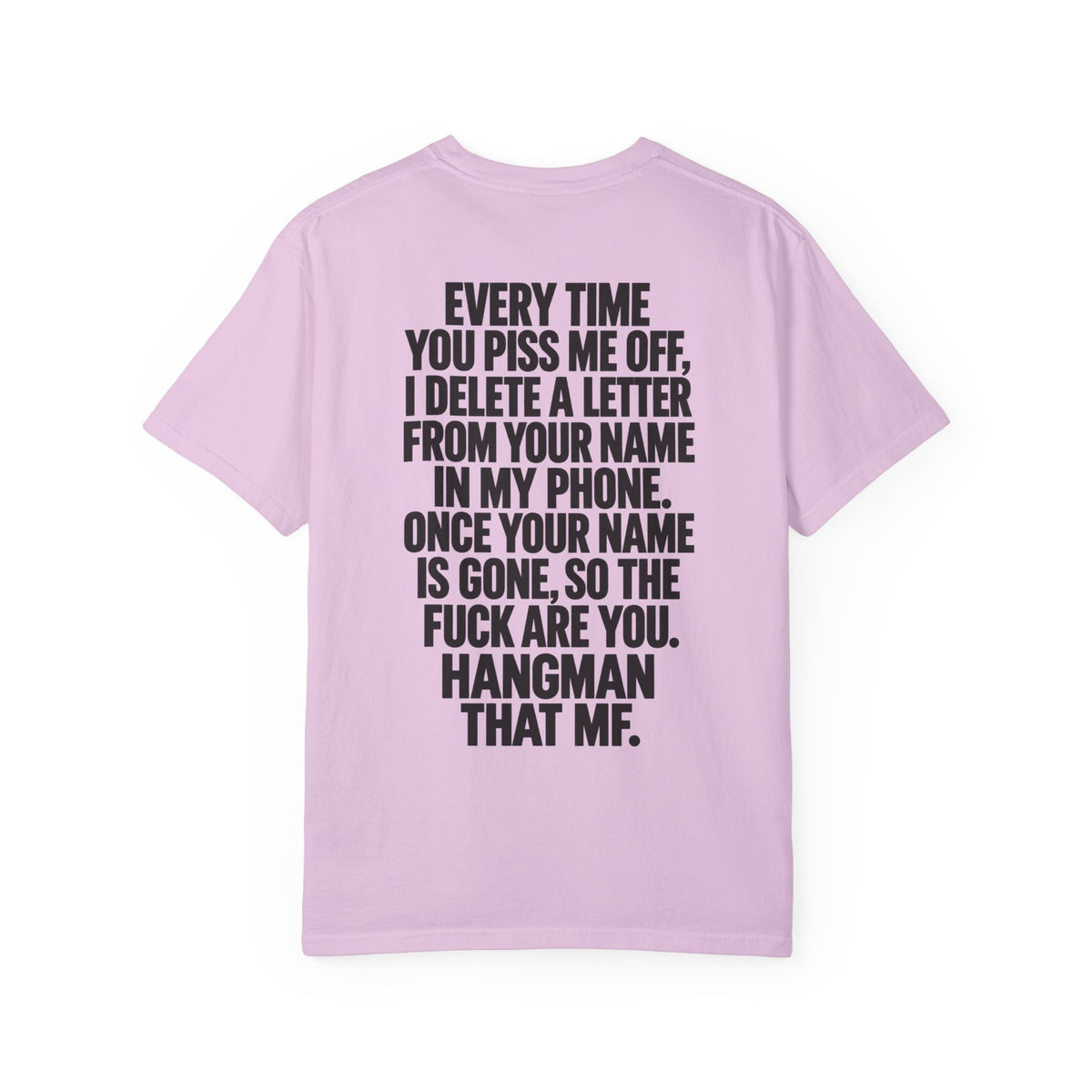 Hangman Game Unisex Garment-Dyed T-shirt