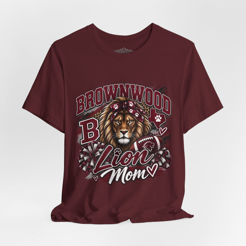 Brownwood B Lion Mom Graphic Tee