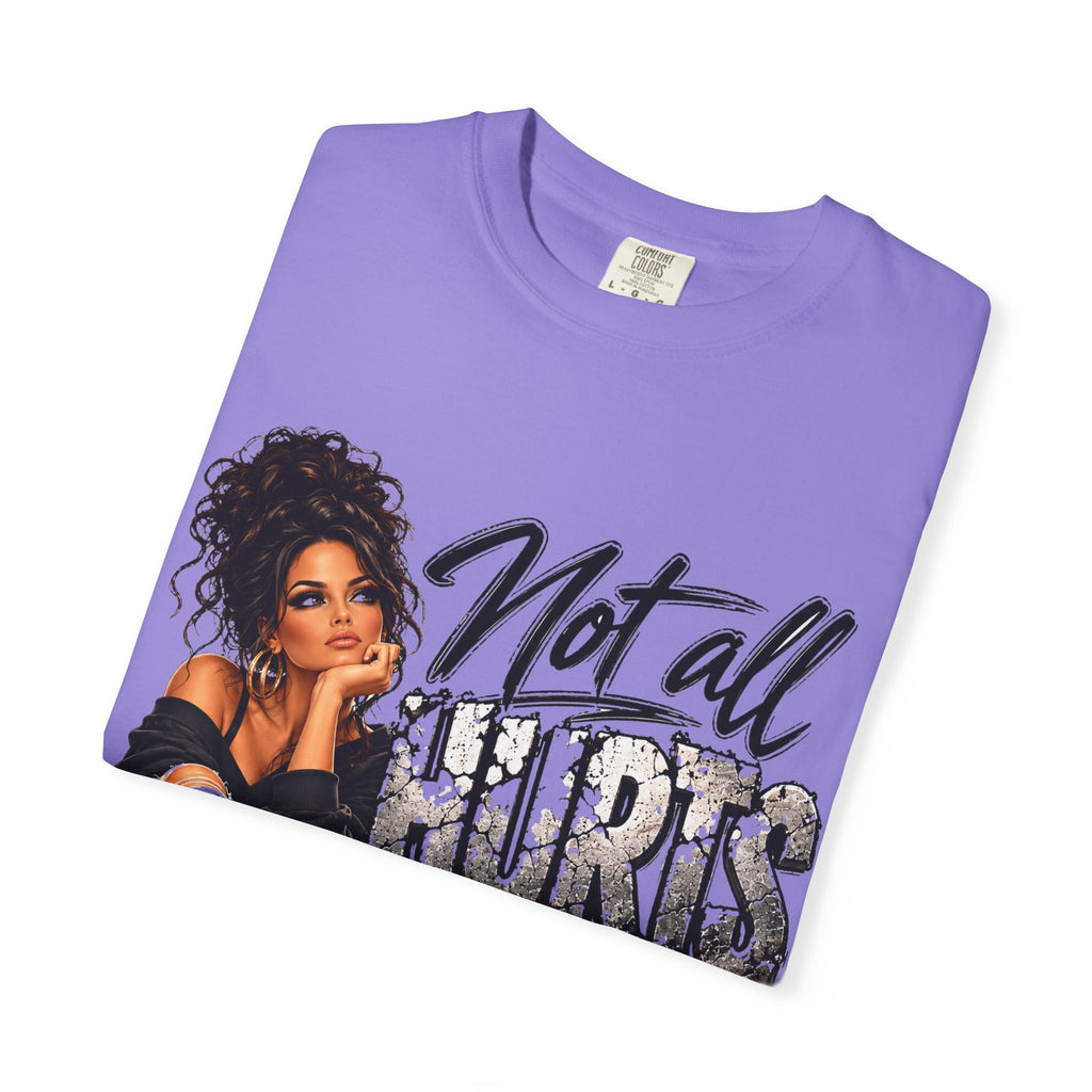 T-Shirt — "Not All Hurts Can Be Photographed" Graphic Tee (Sad Girl Illustration)