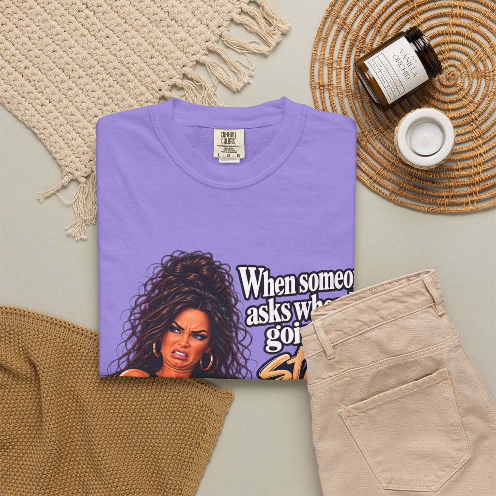Graphic T-Shirt — "When someone asks when I’m going to start dating again" Retro Diva Tee