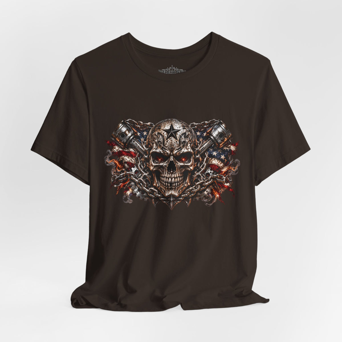 Skull and Chains Gothic Metal T-Shirt