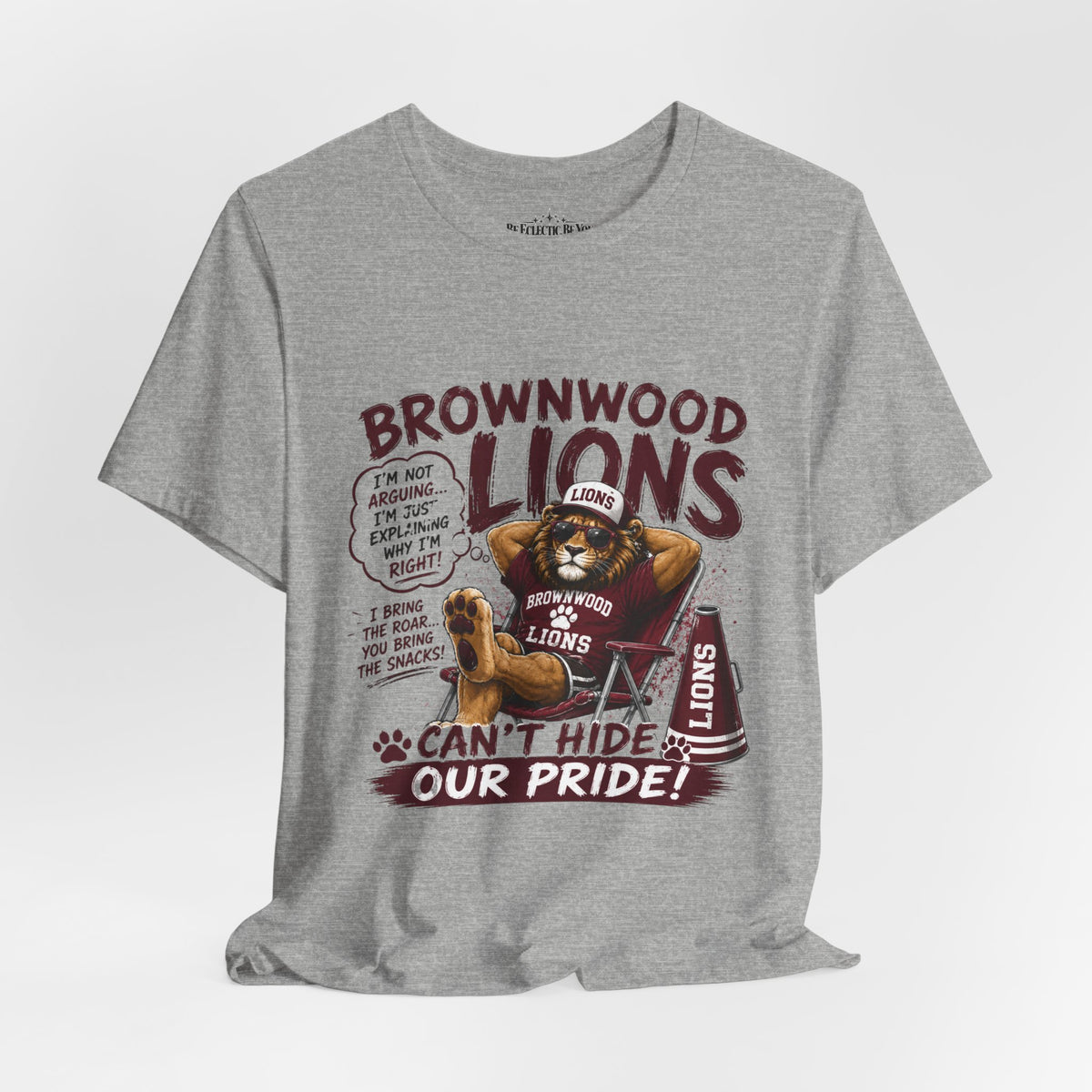 Brownwood Lions Can’t Hide Our Pride Graphic T-Shirt